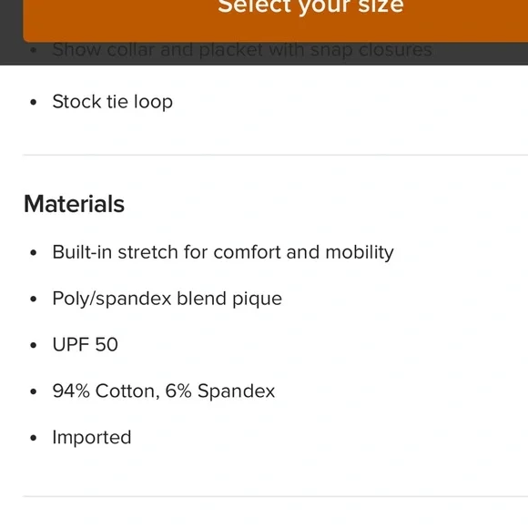 Ariat girls Aptos Show Shirt size 12/14 - Picture 10 of 12